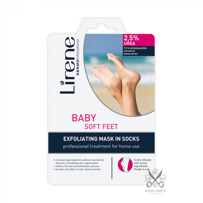 Sosete Exfoliante pentru Picioare Moi si Catifelate Lirene Baby Soft Feet [1]
