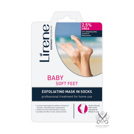 Ingrijire Picioare - Sosete Exfoliante pentru Picioare Moi si Catifelate Lirene Baby Soft Feet