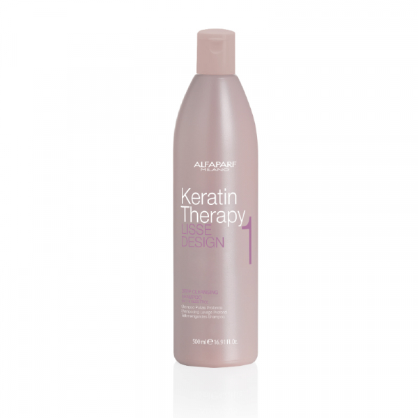 Keratin Therapy Lisse Design Deep Cleaning Shampoo Sampon pentru curatare in profunzime 500 ml