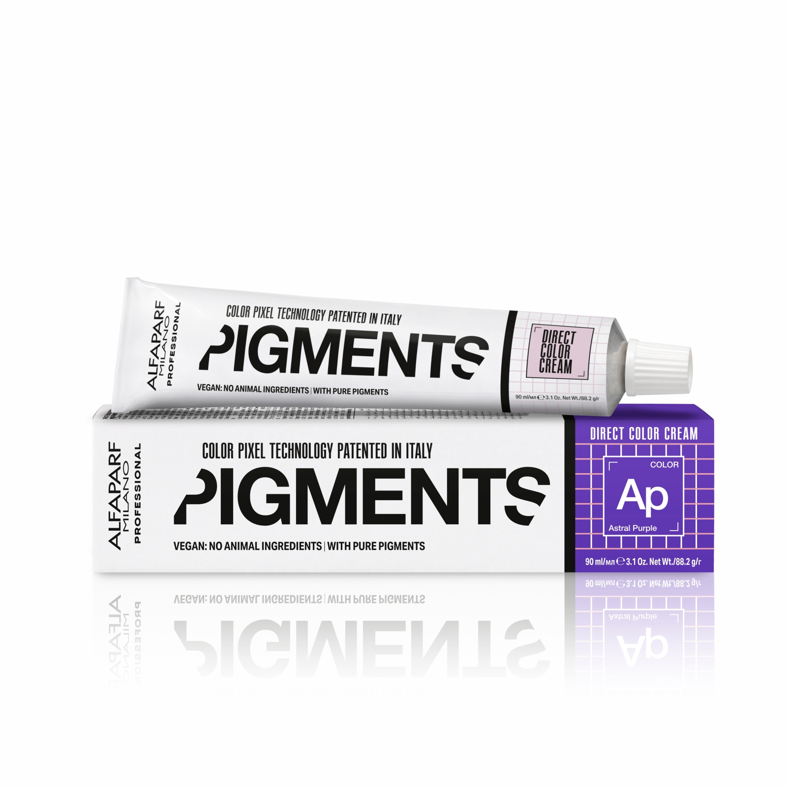 PIGMENTS CREAM Crema de colorare directa ASTRAL PURPLE - Crema de colorare directa Ap 90 ml
