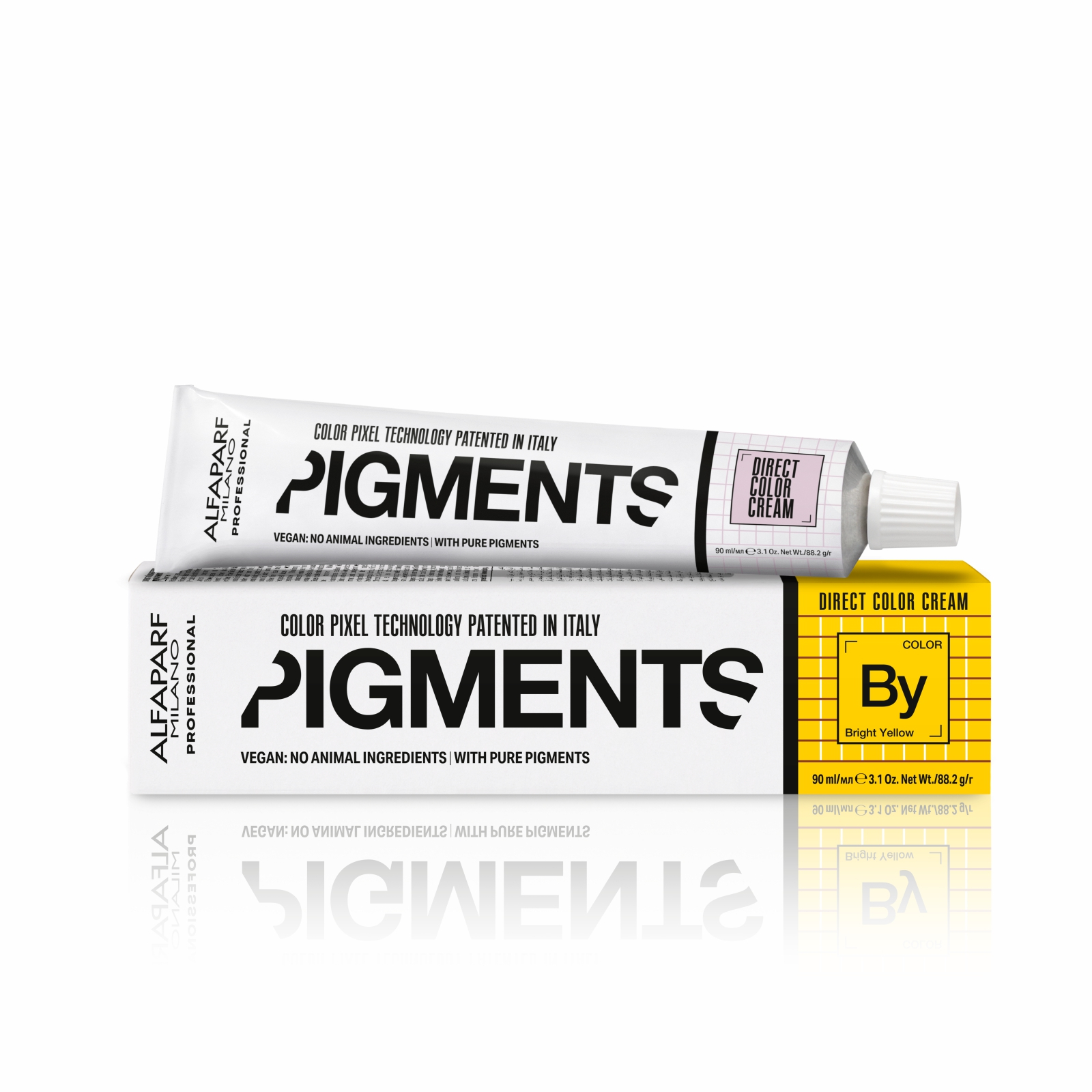 PIGMENTS CREAM Crema de colorare directa BRIGHT YELLOW - Crema de colorare directa By 90 ml