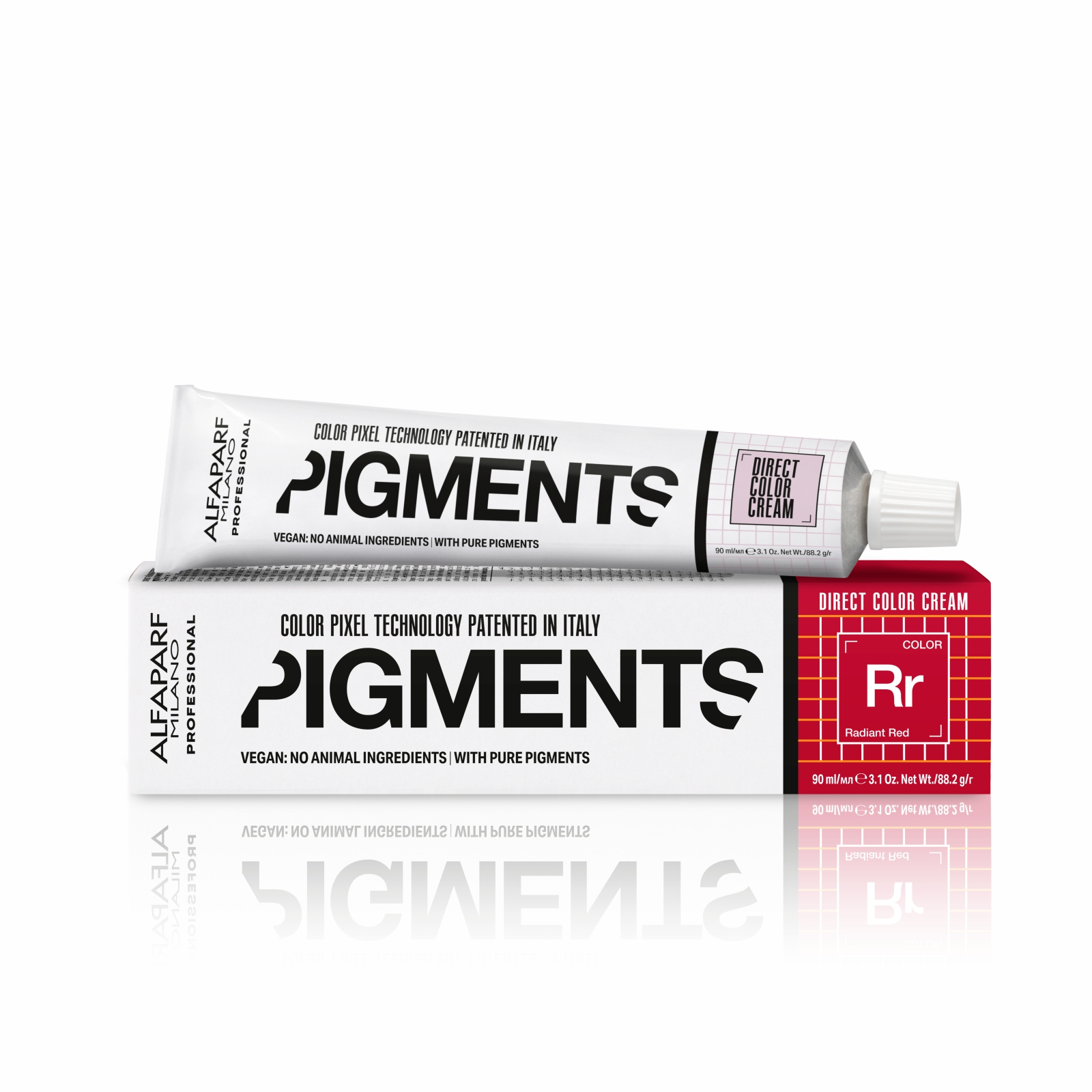PIGMENTS CREAM Crema de colorare directa RADIANT RED - Crema de colorare directa - Rr 90 ml