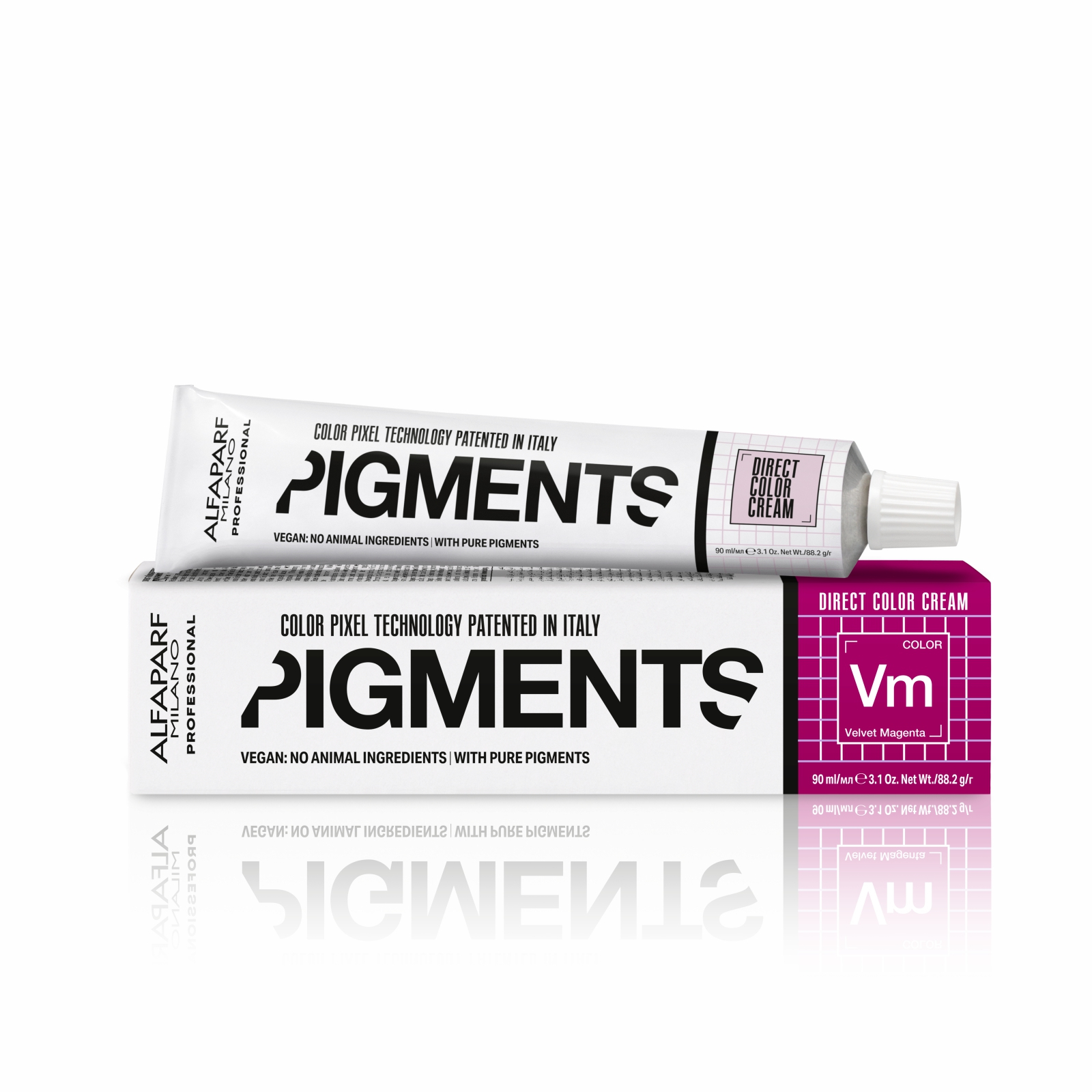 PIGMENTS CREAM Crema de colorare directa VELVET MAGENTA - Crema de colorare directa Vm 90 ml