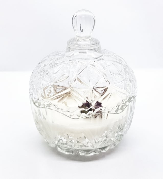 Lumanare parfumata tip bomboniera cu aroma de iasomie & ambra [2]