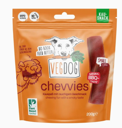 RECOMPENSE & SUPLIMENTE CAINI - Chevvies Small BBQ - Carnaciori vegetali pentru caini | Alishop