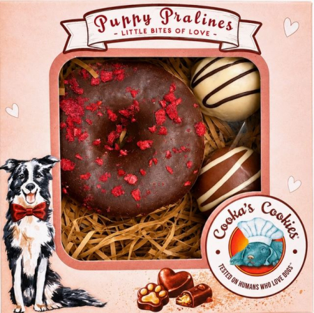 RECOMPENSE & SUPLIMENTE CAINI - Cutie delicii festive pentru caini – Donut si praline naturale de Craciun | Alishop.ro