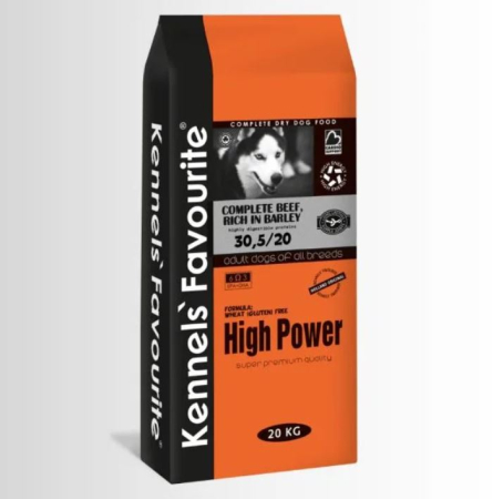 Hrana & recompense CAINI - Kennels Favourite HIGH POWER - caini sportivi, de lucru sau catele gestante