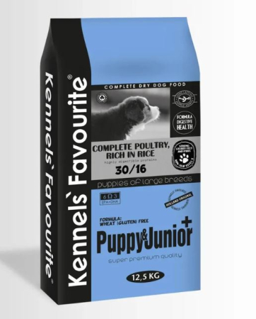 Hrana uscata & umeda CAINI - Kennels Favourite PUPPY&JUNIOR+ - caini pui/juniori rase mari si gigantice