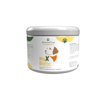 RECOMPENSE & SUPLIMENTE CAINI - MAXbiotic- Formula 3 in1  Prebiotice, Probiotice & Proteine