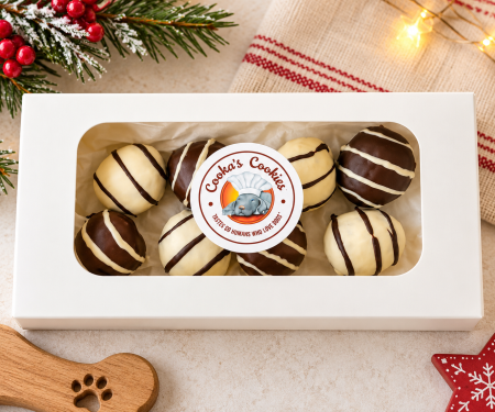 PRODUSE CRACIUN - Praline festive pentru caini cu curcan – Recompense naturale de Craciun | Alishop.ro