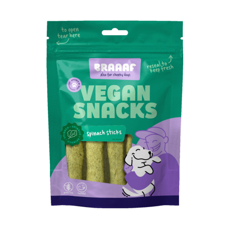 RECOMPENSE & SUPLIMENTE CAINI - Recompense dental sticks vegane cu spanac
