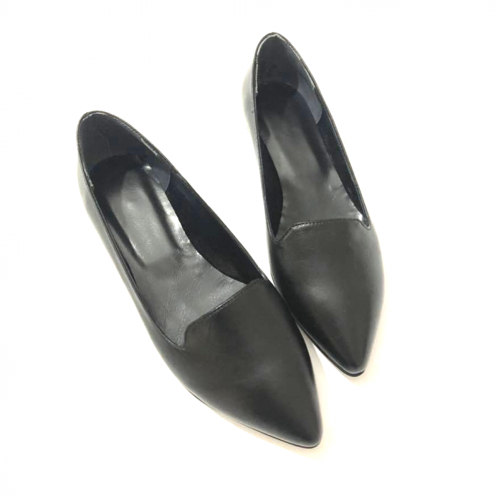 Loafers dama din piele naturala Black Merry [4]