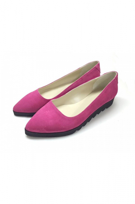 Balerini din piele Fuchsia Cora, 37 [4]