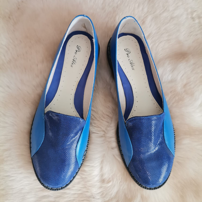 Balerini din piele naturala Blue Nicolle, 36 [4]