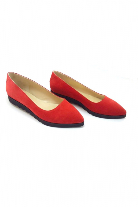 Balerini din piele Red Cora [2]
