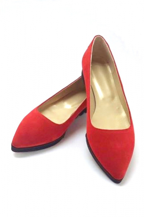 Balerini din piele Red Cora [3]
