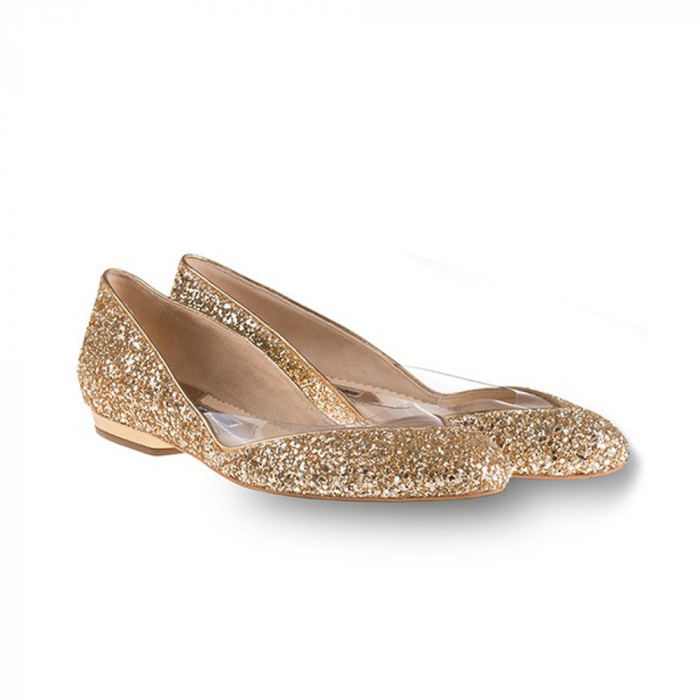Balerini Mihai Albu din piele Gold Glamour [2]