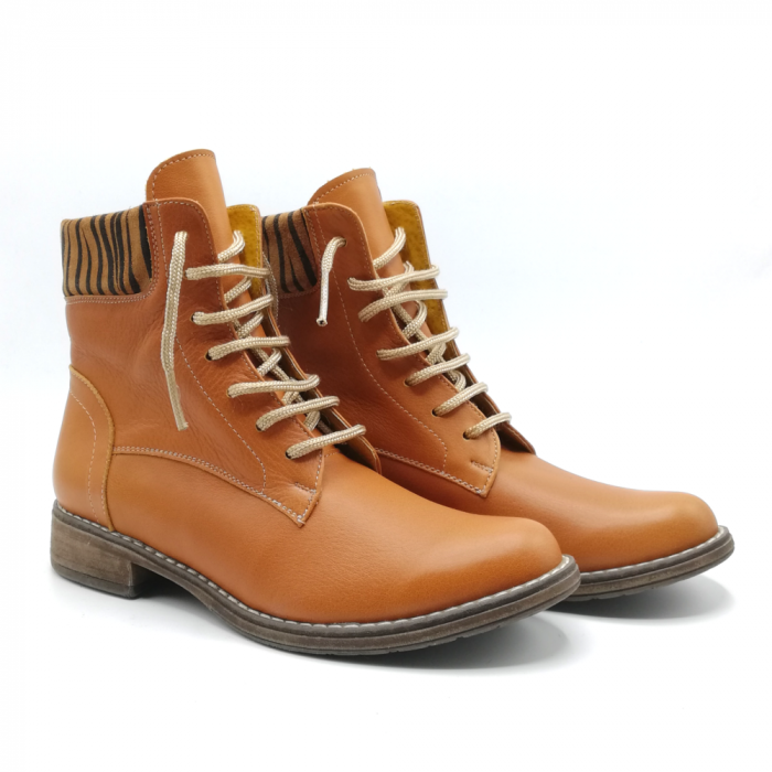 Bocanci dama din piele Fancy Brown [5]