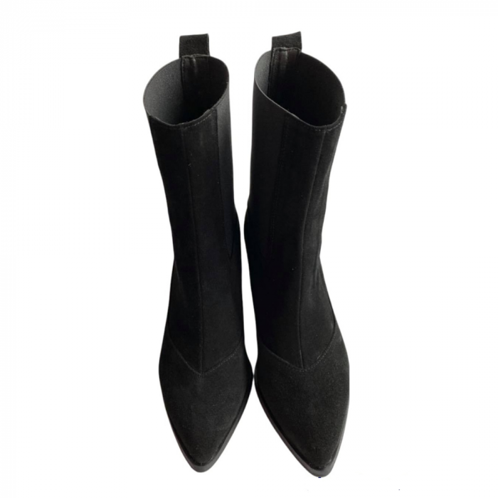 Ciocate dama din piele intoarsa Black Cher, 37 [2]