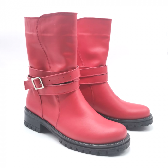 Cizme dama din piele Red Iris [2]