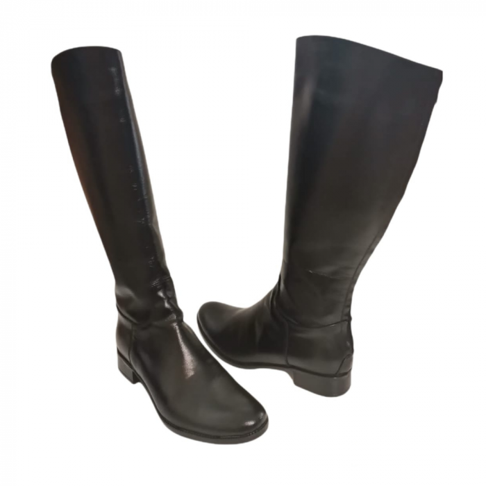 Cizme lungi cu talpa joasa Back in Black, 37 [2]