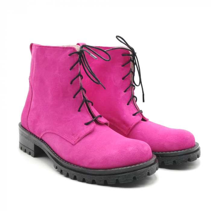 Ghete dama din piele Fuchsia Irenne [2]