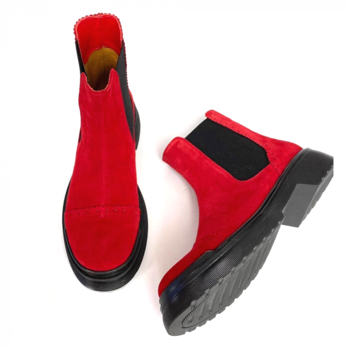 Ghete dama din piele intoarsa Red Fabiola, 38 si 40 [3]
