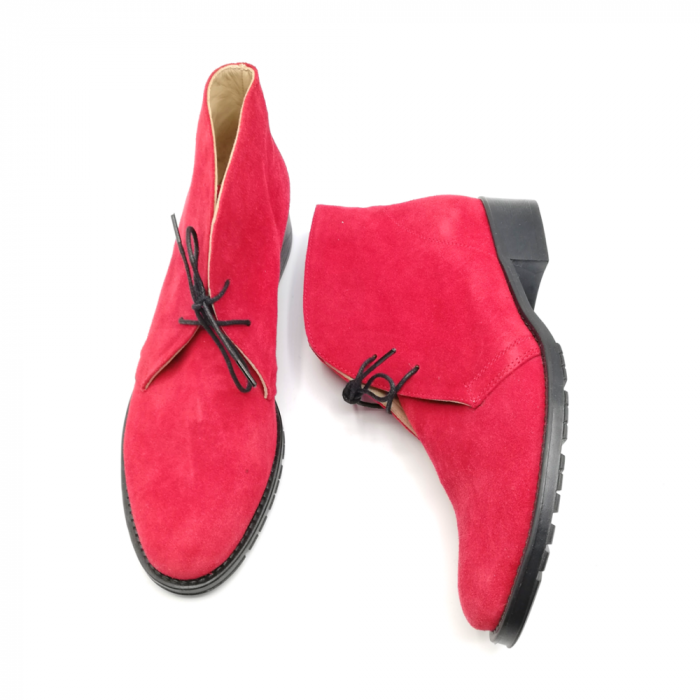 Ghete dama din piele intoarsa Red Katia [4]