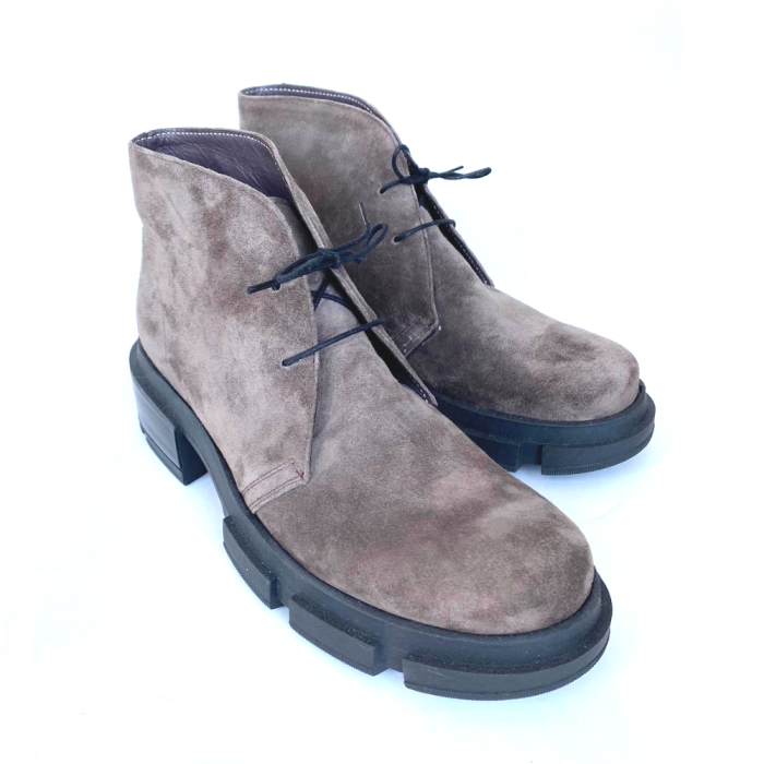 Ghete dama din piele intoarsa Brown Tara [2]