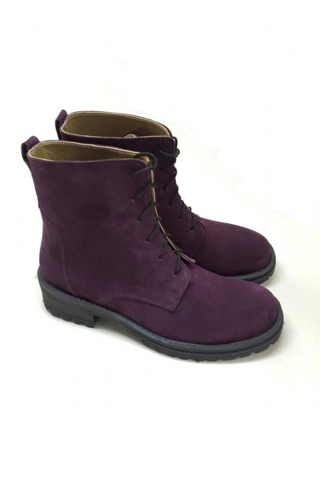 Ghete dama din piele Purple Irenne [3]