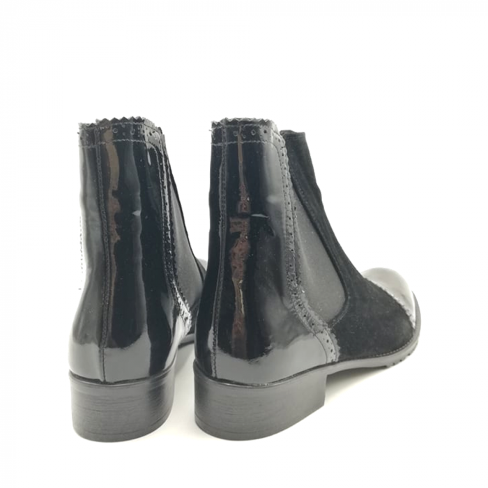 Ghete din piele Black Patent Dana, 41 [5]