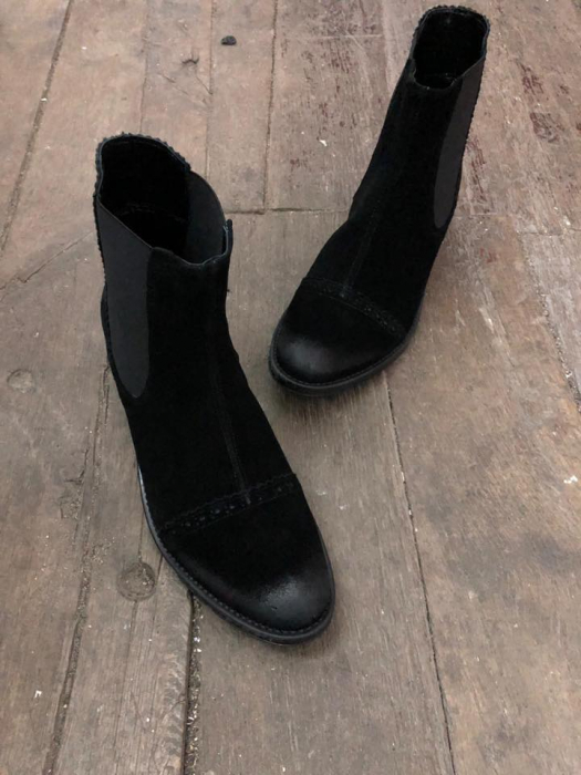 Ghete din piele Dana Black Vintage [2]