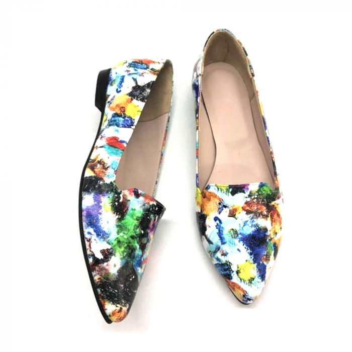 Loafers dama din piele naturala Painted Merry [2]