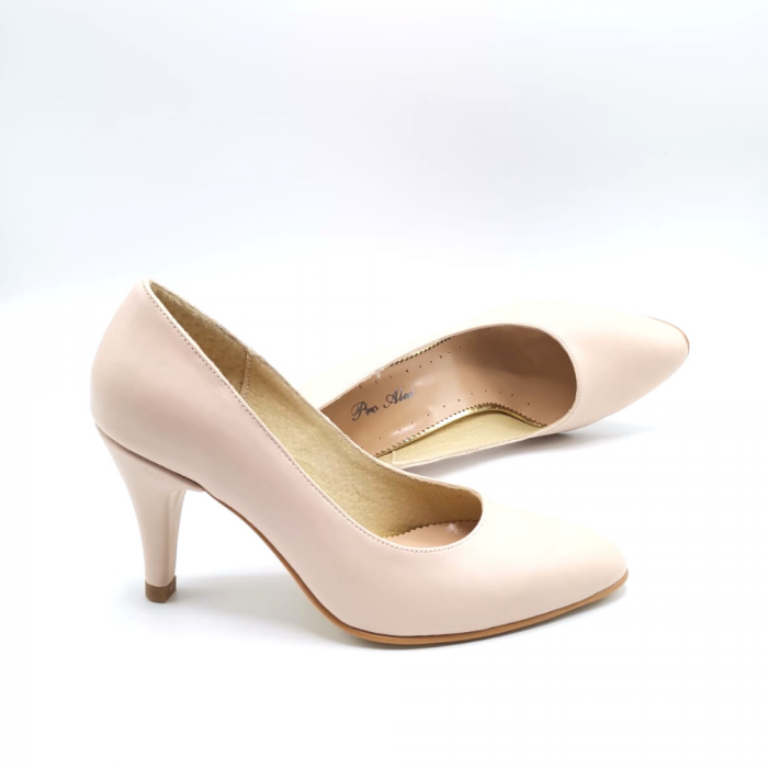 Pantofi dama stiletto nude rose Lulu, 35 [3]