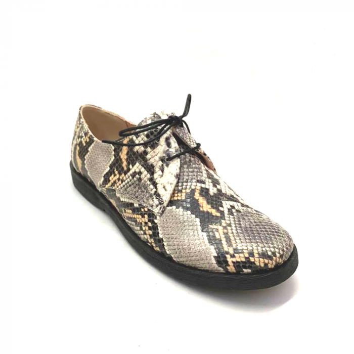 Pantofi din piele naturala Oxford Pax Snake [3]