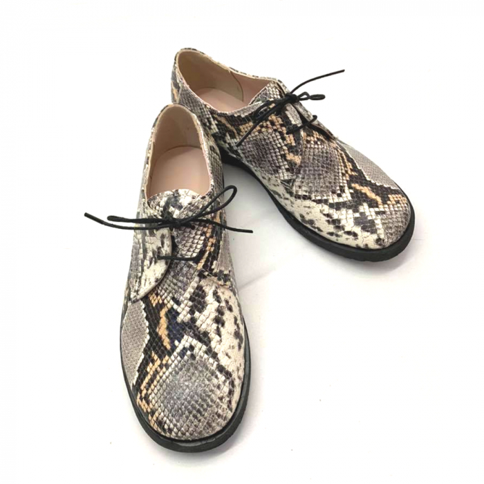 Pantofi din piele naturala Oxford Pax Snake [5]