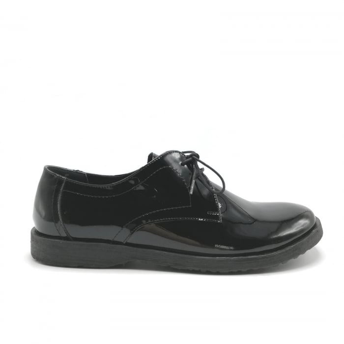 Pantofi din piele lacuita Pax negri [1]