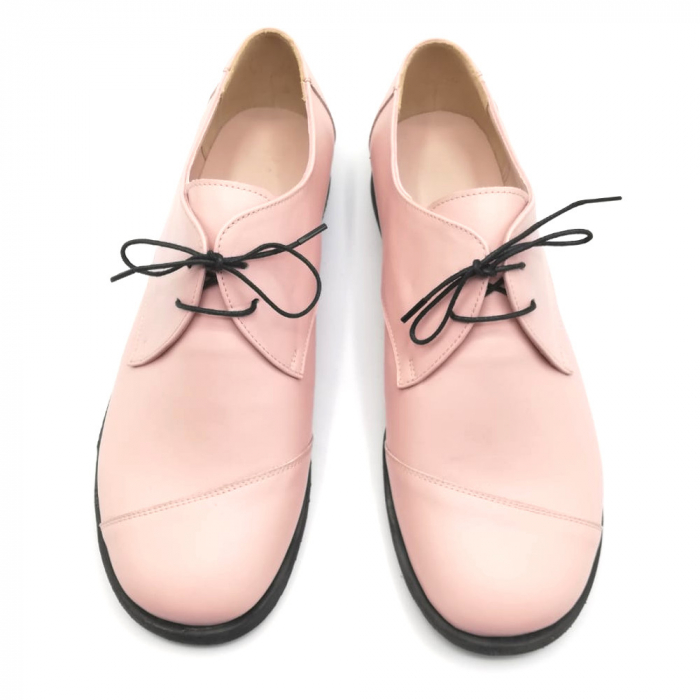 Pantofi din piele Oxford Kika Nude Rose [3]