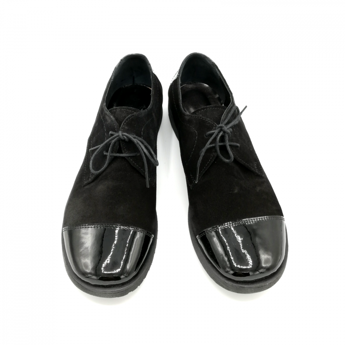 Pantofi din piele Oxford Pam Black, 38 [4]