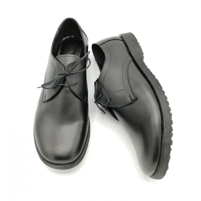 Pantofi din piele Oxford Pax Black [4]