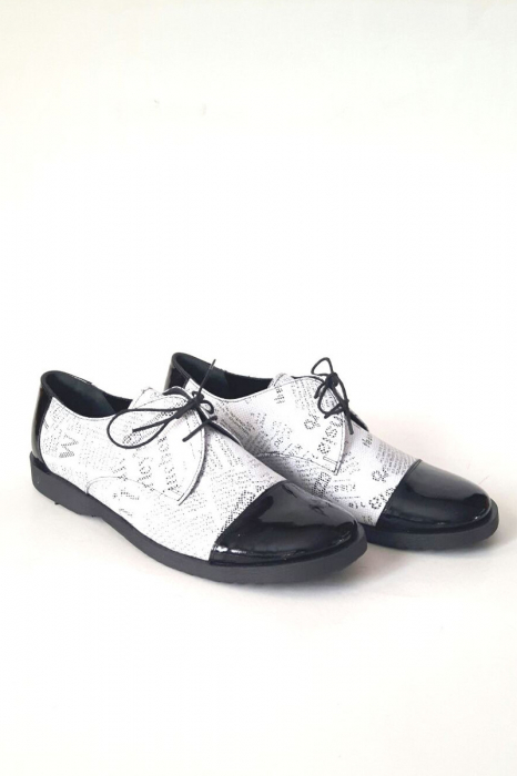 Pantofi din piele Oxford Pam Paper [4]