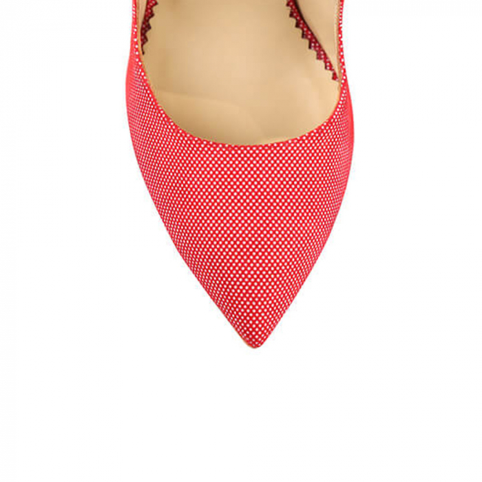 Pantofi Mihai Albu din piele Red Papillon Stealth [4]