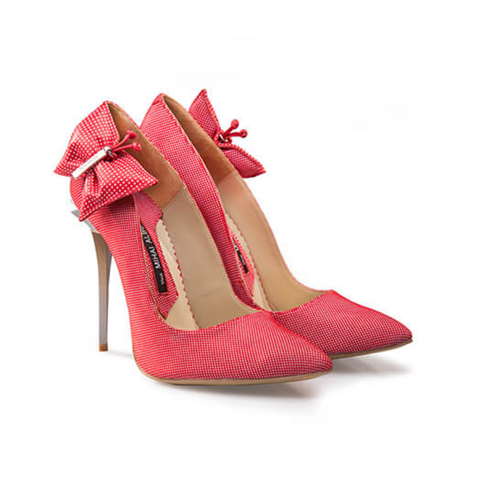 Pantofi Mihai Albu din piele Red Papillon Stealth [2]