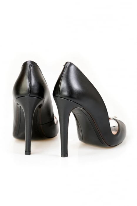 Pantofi stiletto Mihai Albu din piele Amazon Woman Black [3]