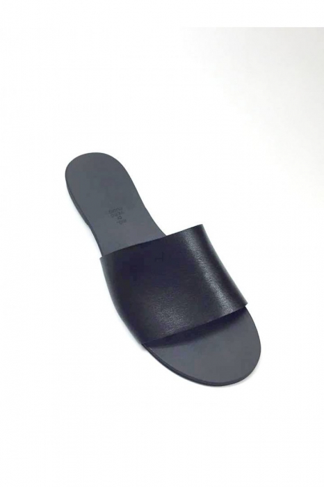 Papuci de dama din piele Black Elisa [3]
