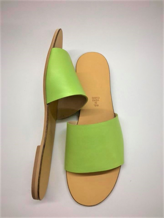Papuci de dama din piele Elisa Green [3]