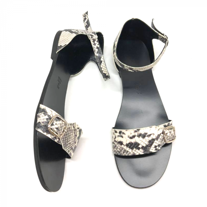 Sandale dama din piele Ada Snake Print [3]