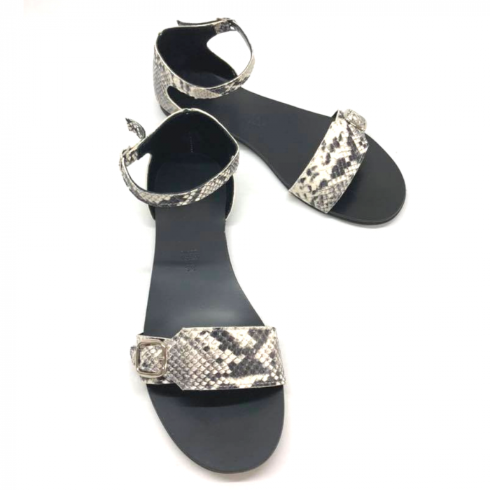 Sandale dama din piele Ada Snake Print [2]