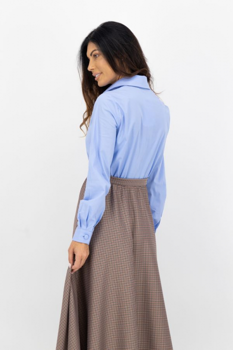 Rochie office midi stil camasa in clos [4]
