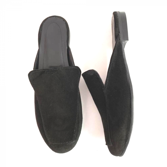 Saboti dama din piele naturala Black Ivon [2]
